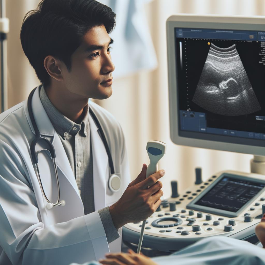 Highly skilled IRSC Ultrasound tech performing comprehensive diagnostic scans