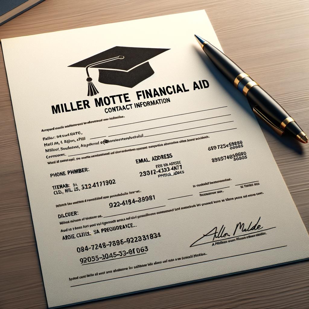 Miller Motte Financial Aid Number: Contact details for financial aid inquiries and support