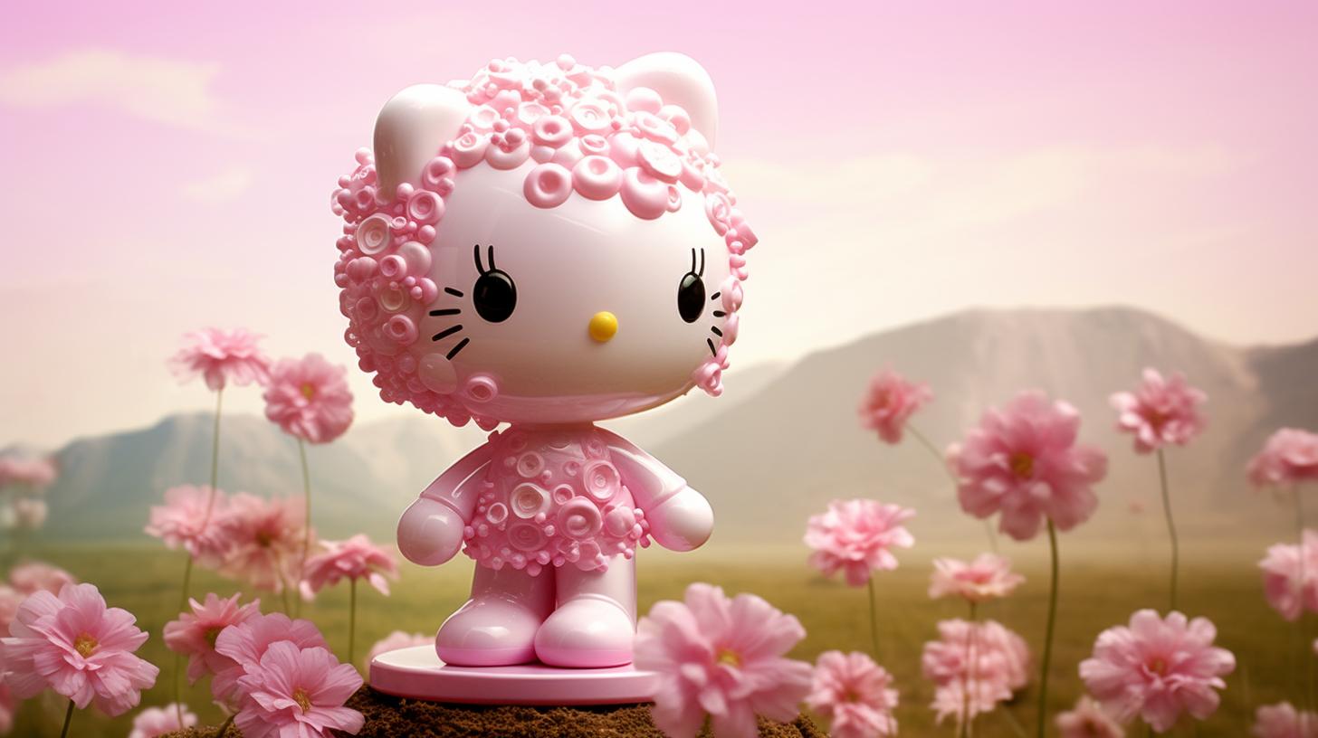Adorable Hello Kitty iPad wallpaper - perfect for adding a cute touch to your device