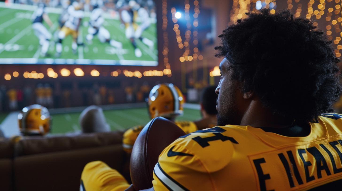 Experience the NFL app on LG TV for game highlights