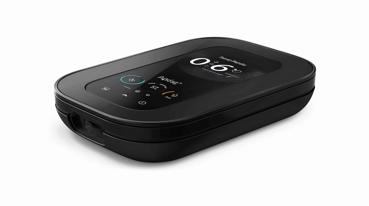 Black Emerson Sensi Touch 2 Smart Thermostat