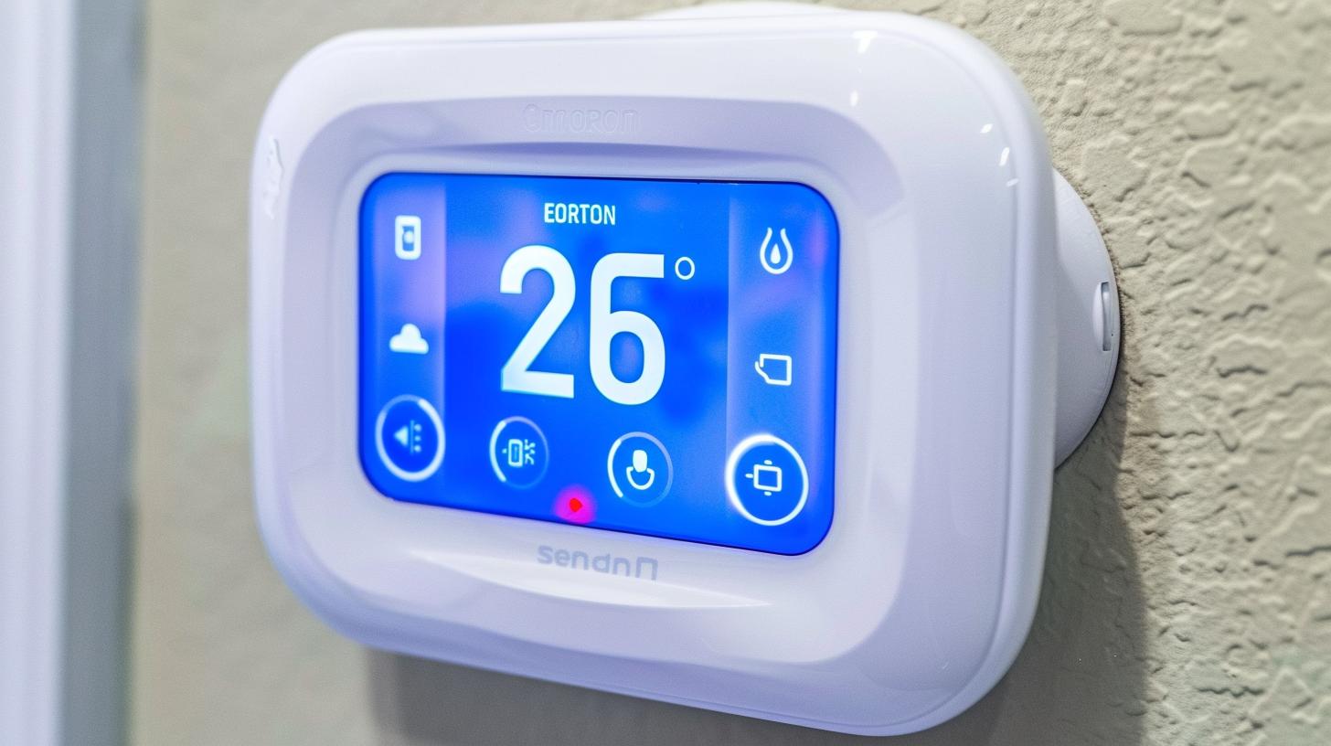 Save energy and money with EMERSON SENSI WI FI SMART THERMOSTAT's convenient features