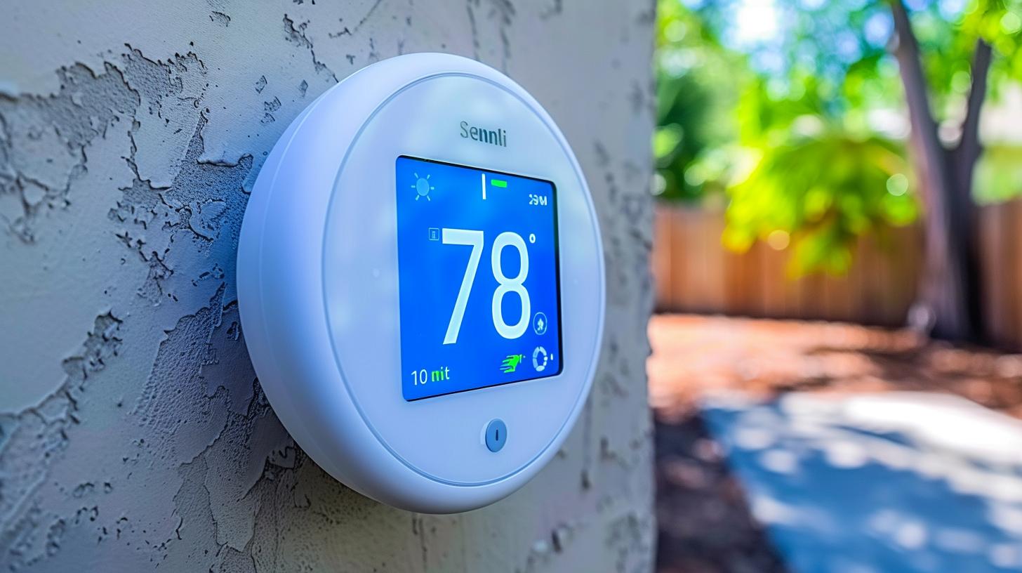 Effortless installation of Sensi smart thermostat for improved energy savings