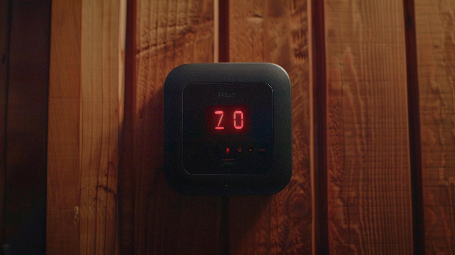 Install Sensi WiFi Thermostat on your wall for precise temperature control