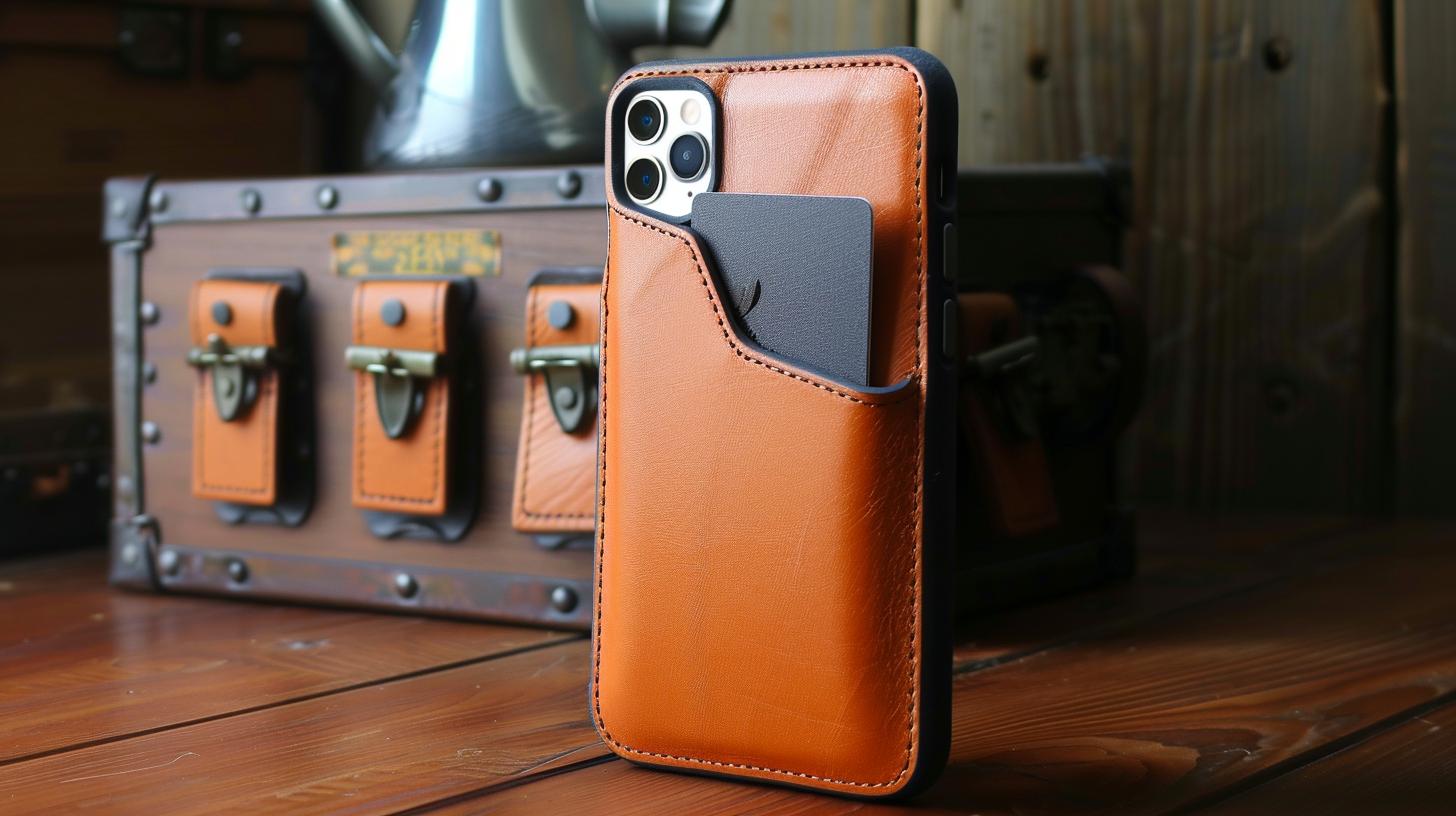 Convenient IPHONE 6 case with built-in card slot
