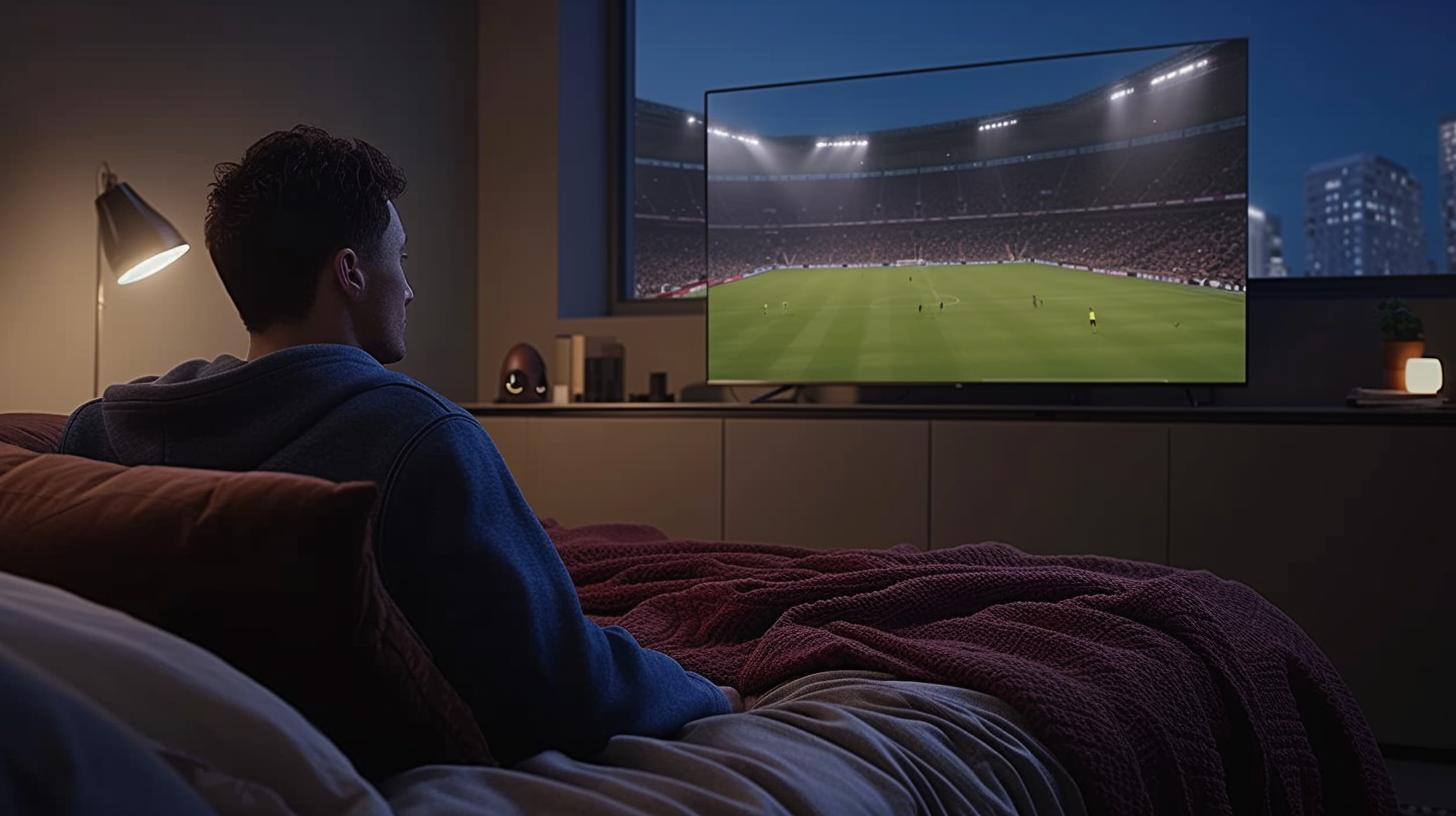 SAMSUNG TV presents football action on dedicated channel