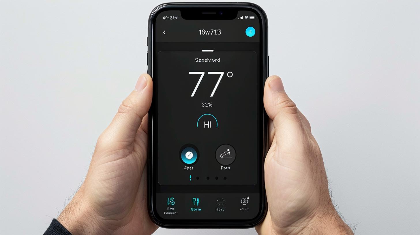 Stay connected to your home's climate with SENSI WiFi Thermostat app