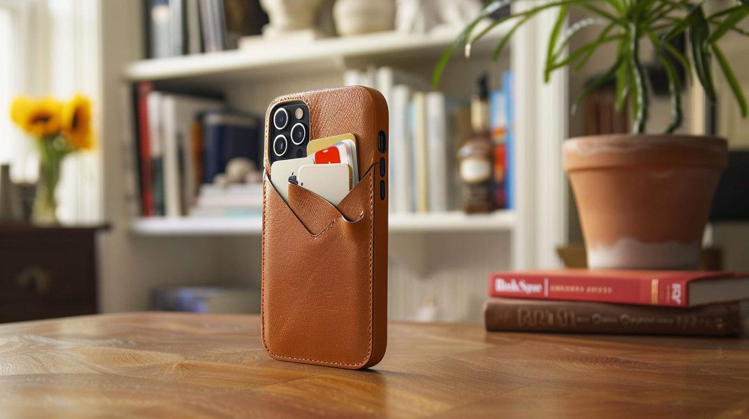 Sleek and durable iPhone 14 Pro wallet case for your essentials