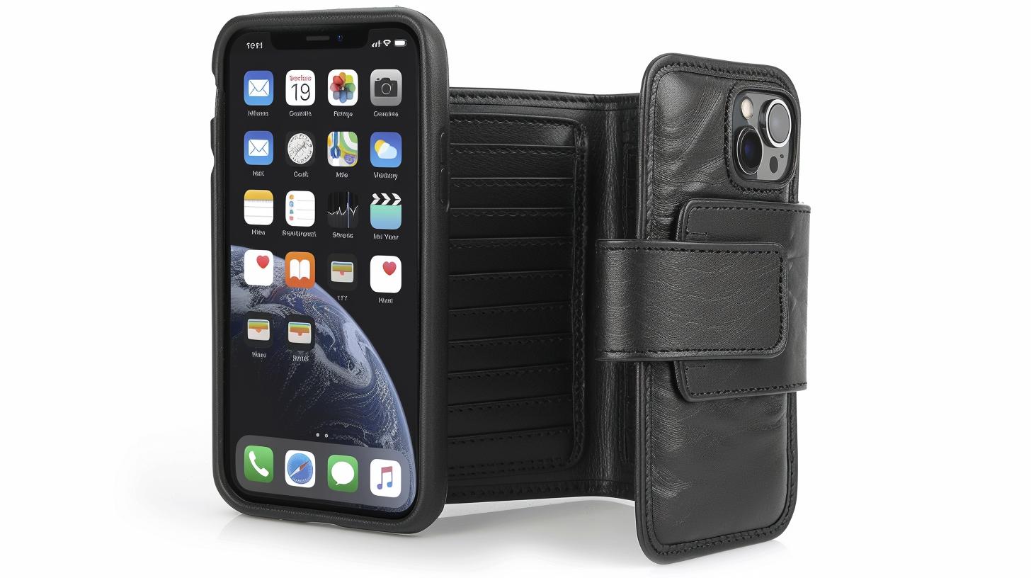 Slim iPhone 15 Pro Wallet Case with Card Slots