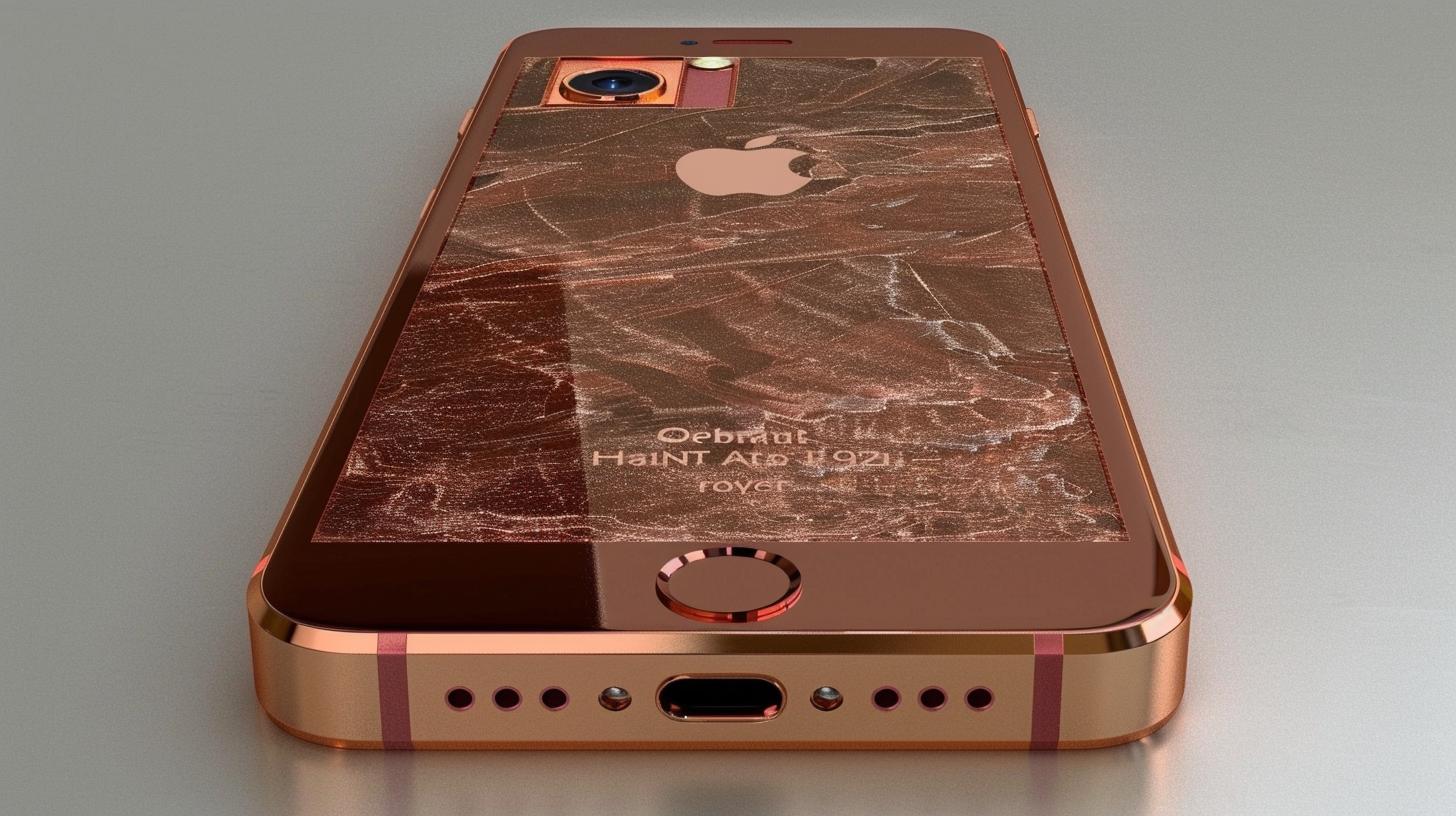 Gorgeous iPhone Rose Gold on table