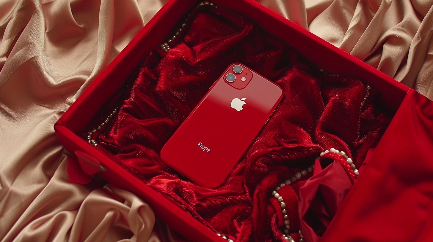 Vibrant Red iPhone 12