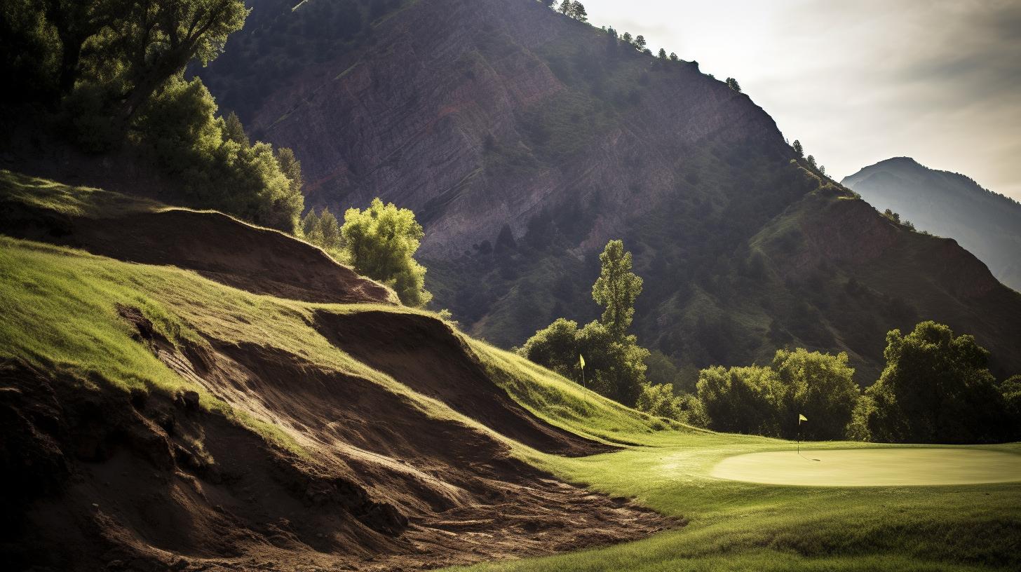 American Fork Golf Course Sink Hole