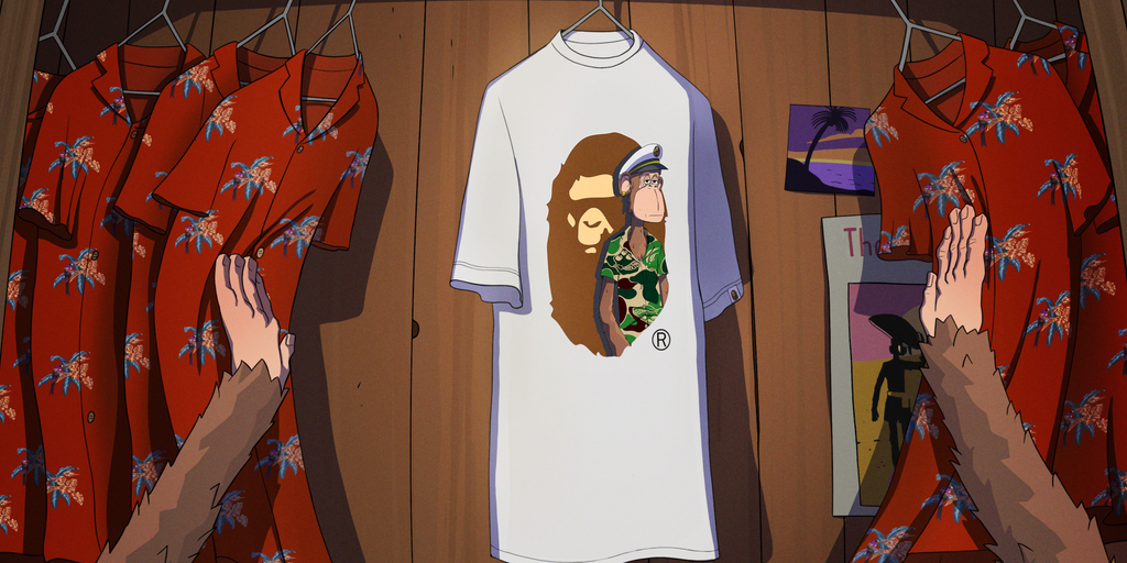 Bored Ape Yacht Club Reveals BAPE Streetwear Collab