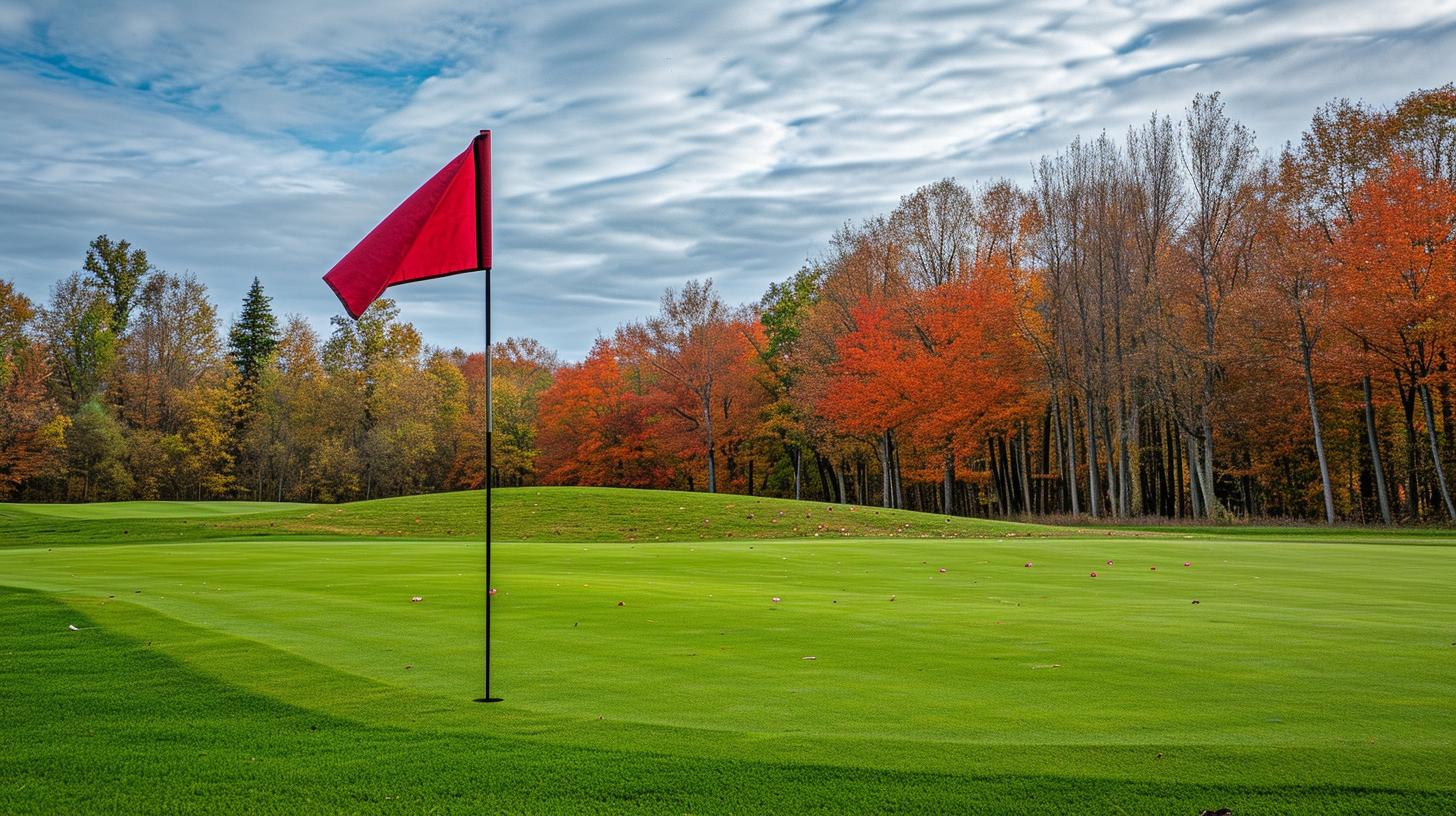 Framing a Golf Flag