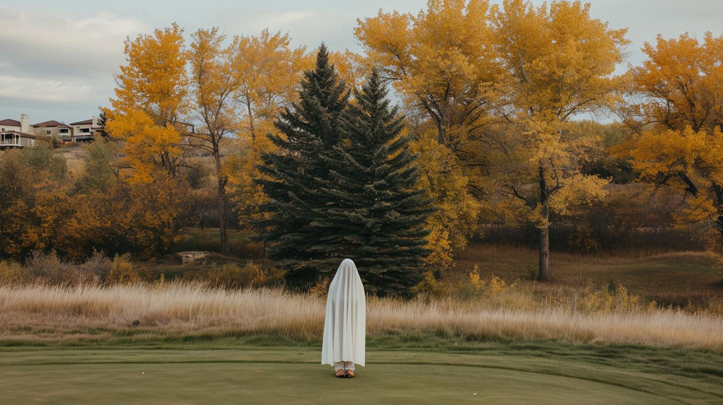 Ghost Golf Towel