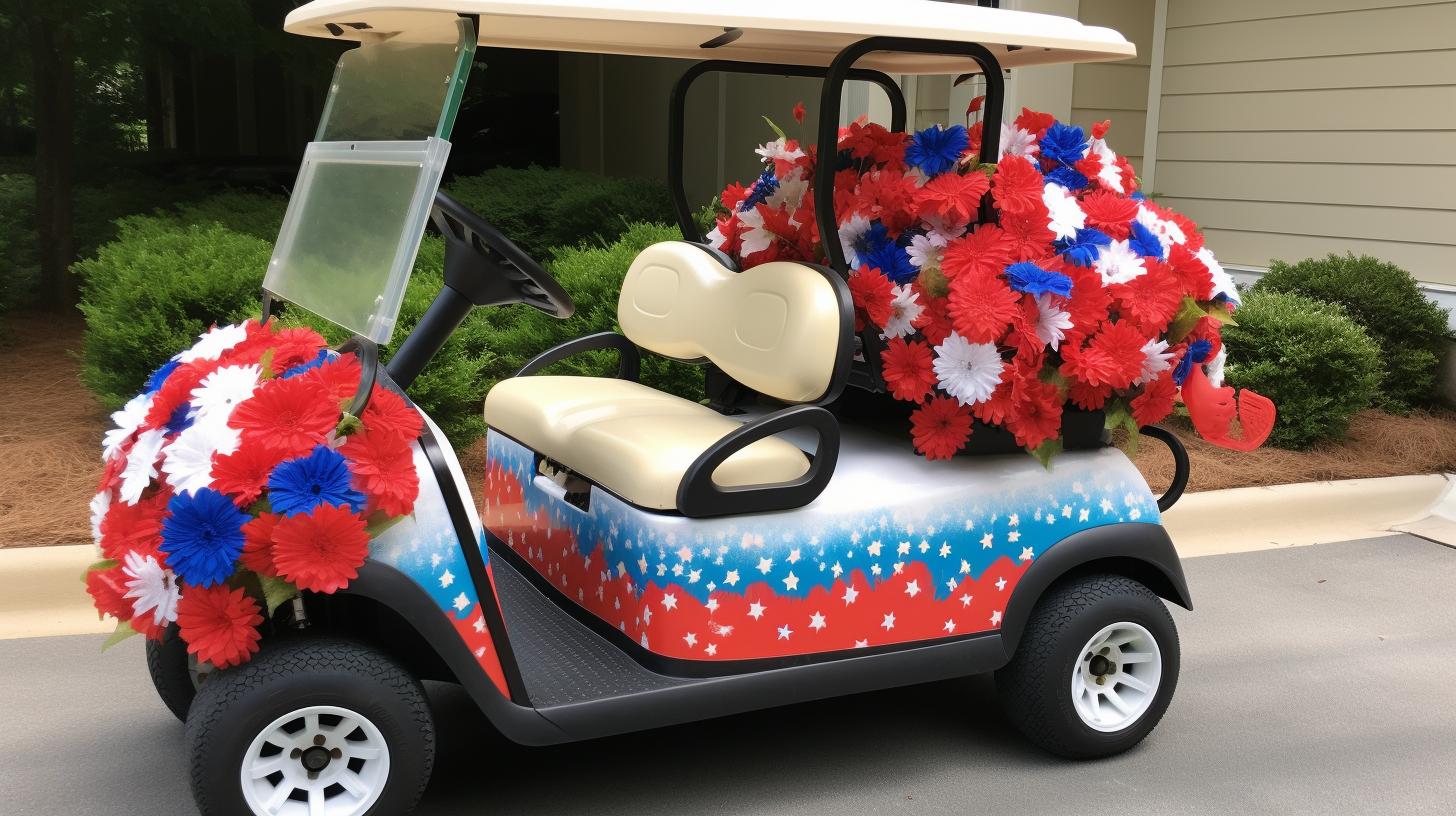 Golf Cart 4th of July Decorations