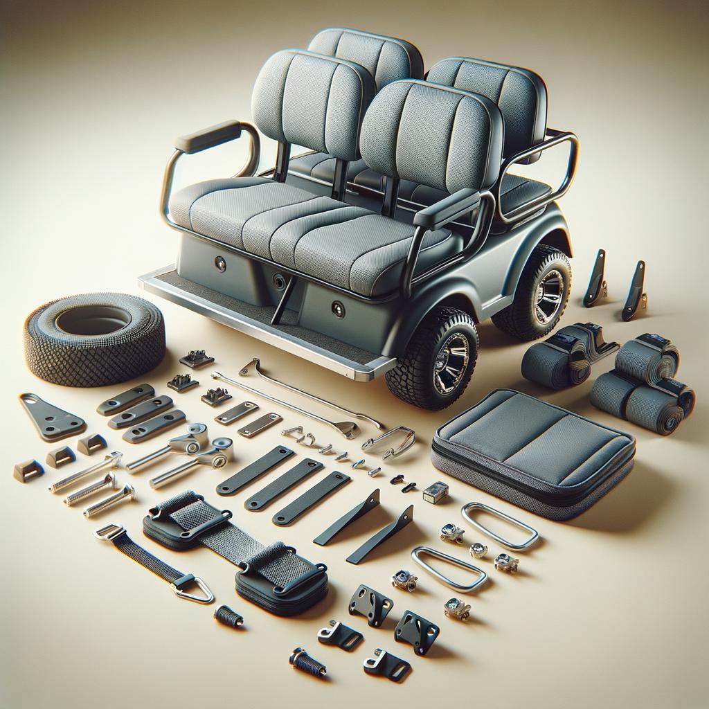 Golf Cart Rear Seat Kit