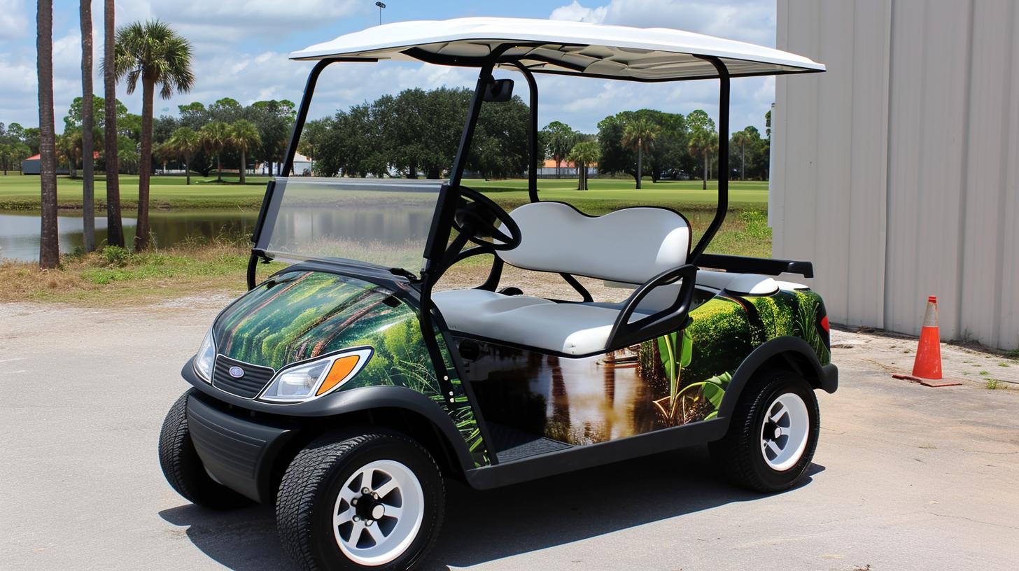 Golf Cart Wrapped