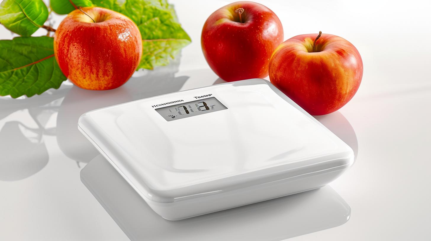 Precise measurement with Health Sense kitchen weighing scale