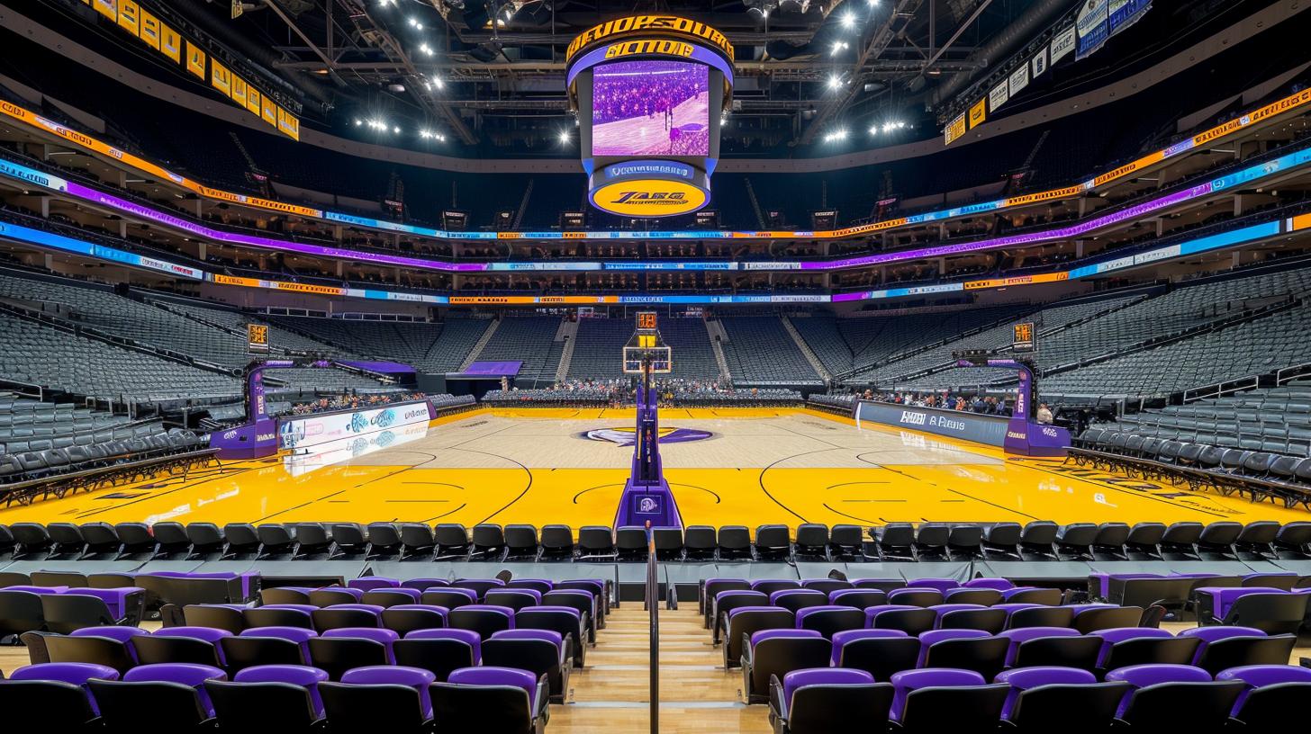 Lakers Crypto Arena Seating Chart - Reserved Sections