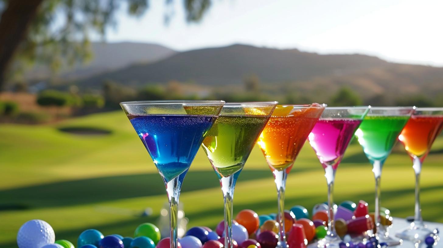 Martini Golf Tees