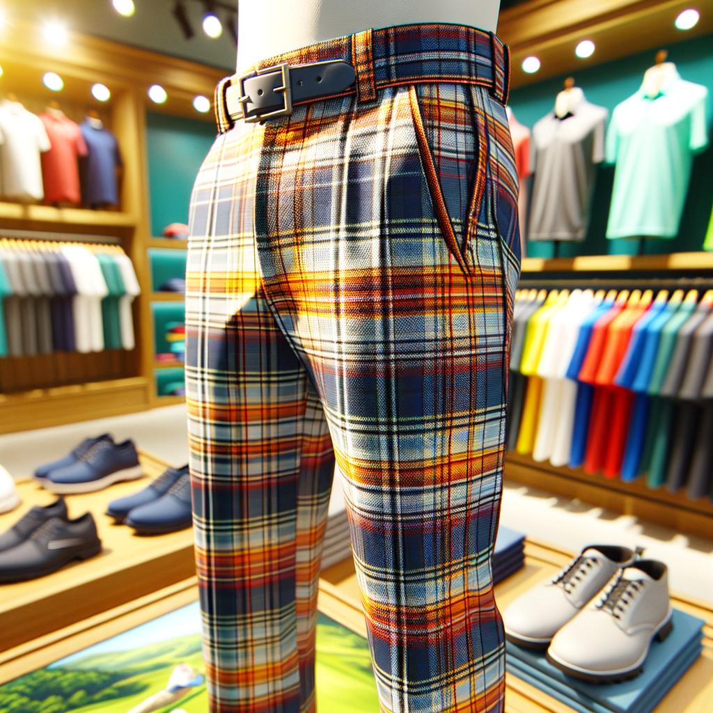 Plaid Golf Pants