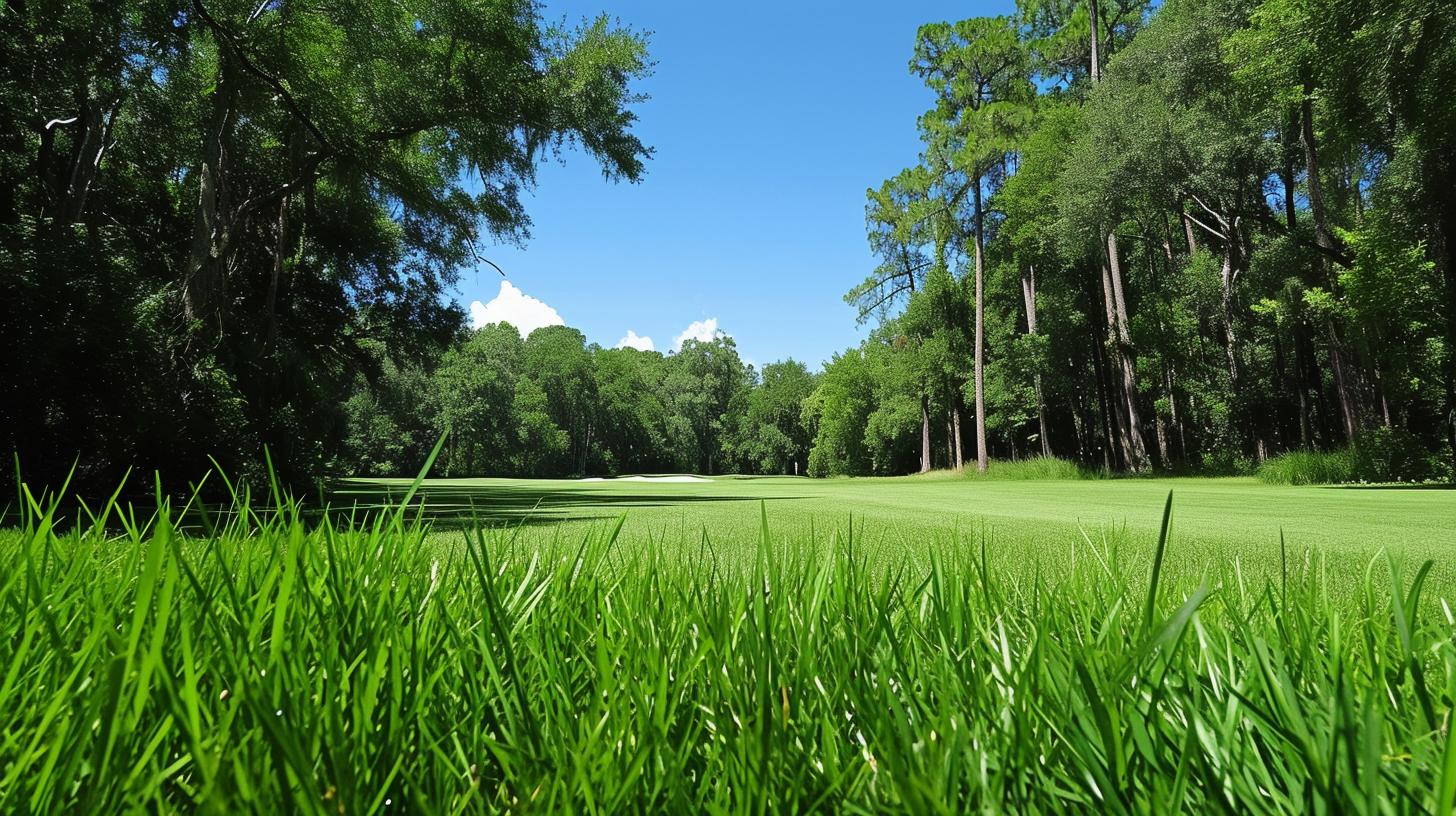 Time When Tall Thick Grass Covers a Golf Course Crossword