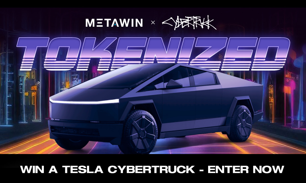 Win the Future: MetaWin’s Tokenized Tesla Cybertruck Contest Revs Up on Base Layer 2!