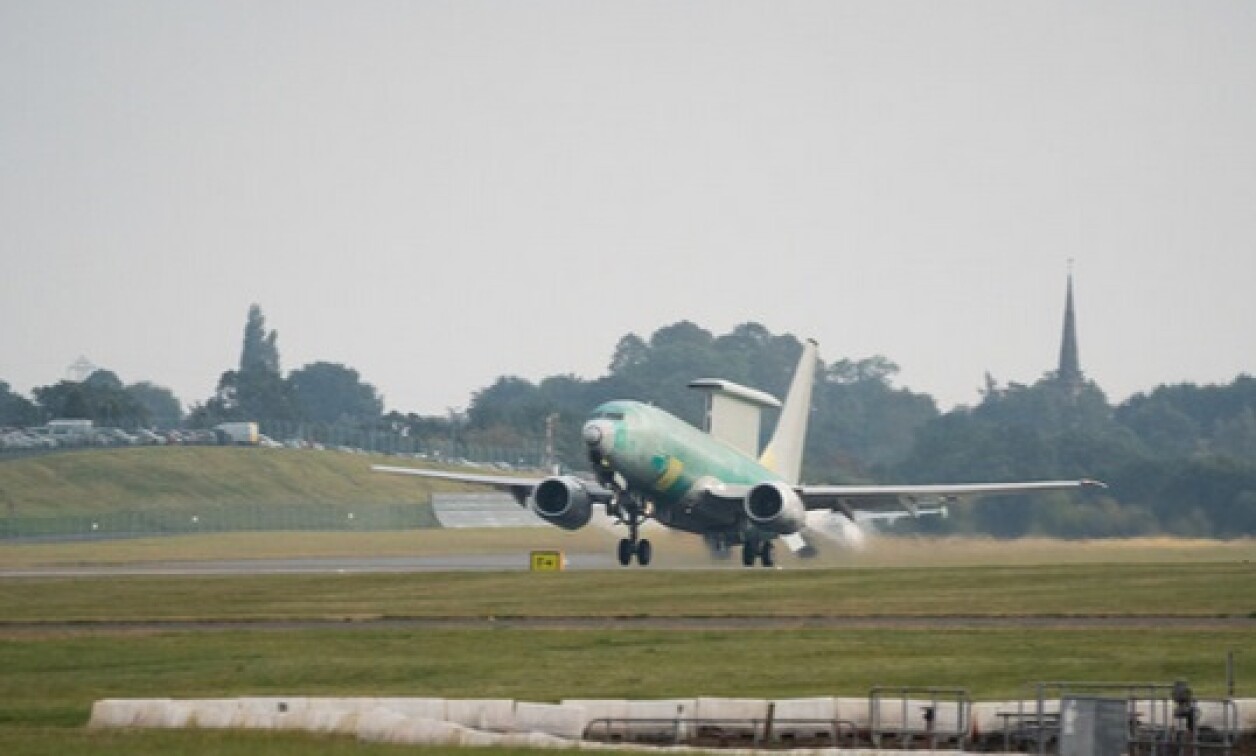 First flight of UK’s E-7 Wedgetail completed by Boeing