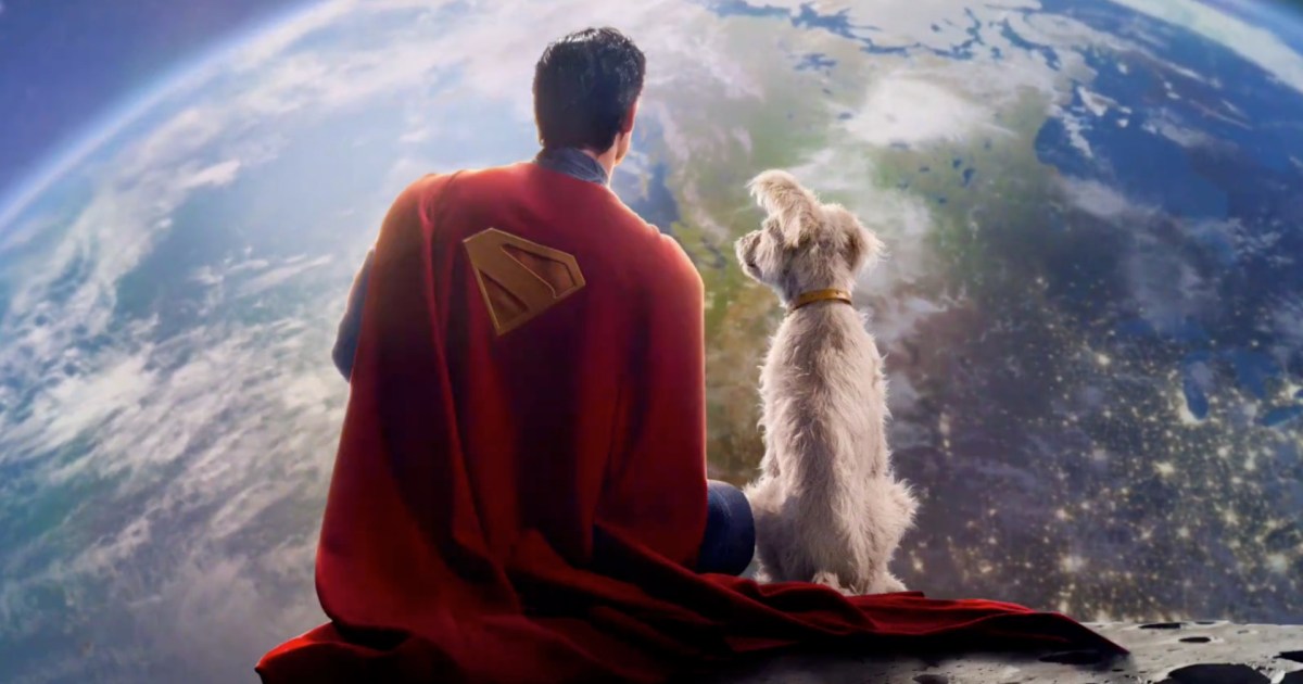 James Gunn reveals first image of Superman and Krypto the Superdog