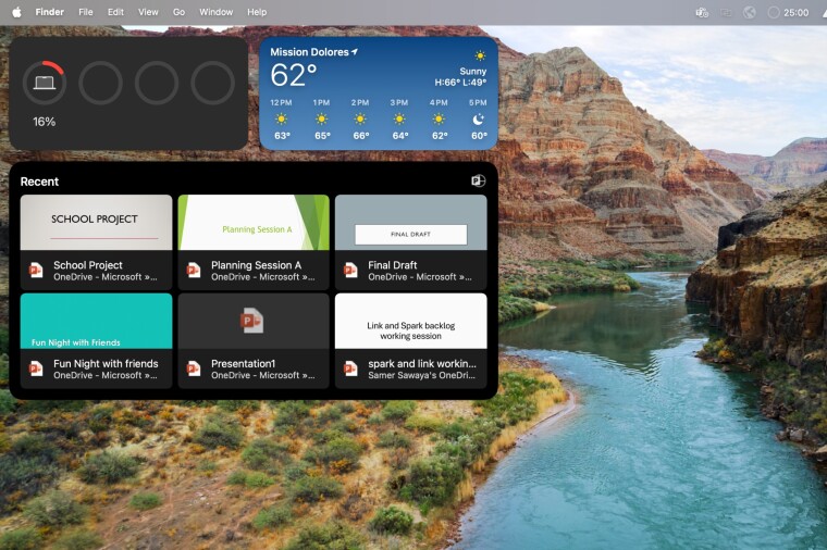 Microsoft introduces Recent widgets for Word, Excel, and PowerPoint for Mac