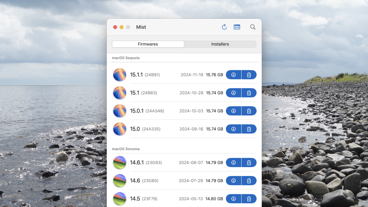 Mist Can Download Any Version of macOS