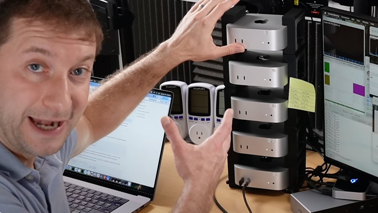 M4 Mac minis in a cluster is cool, but not massively effective