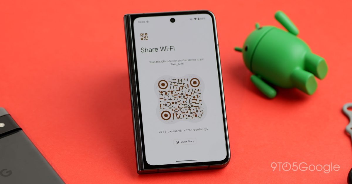 Wi-Fi QR code sharing gets Material You change