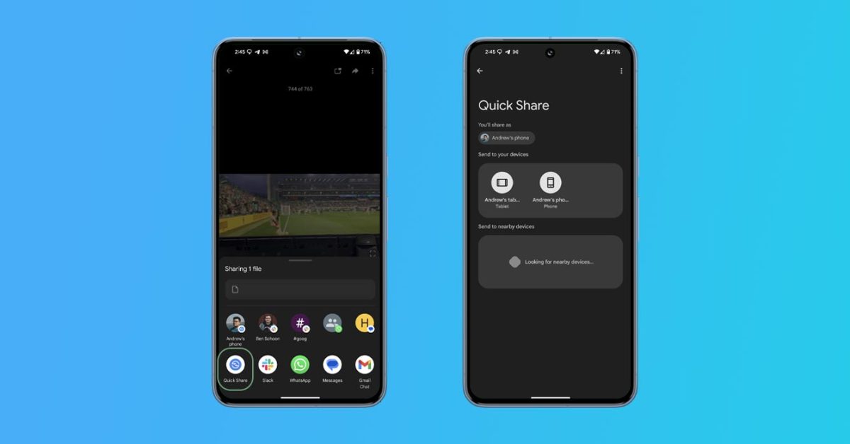 Android will introduce users to Quick Share during setup