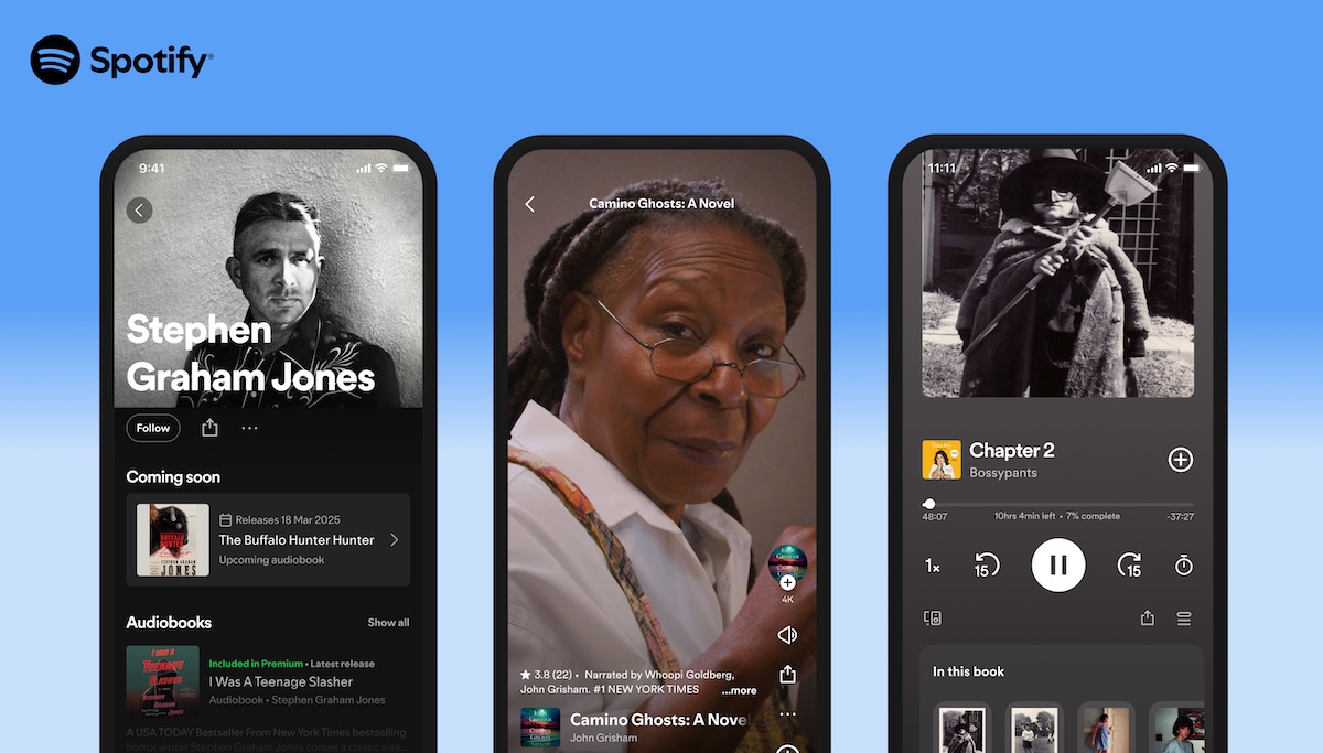 Spotify tests a video feature for audiobooks as it ramps up video expansion