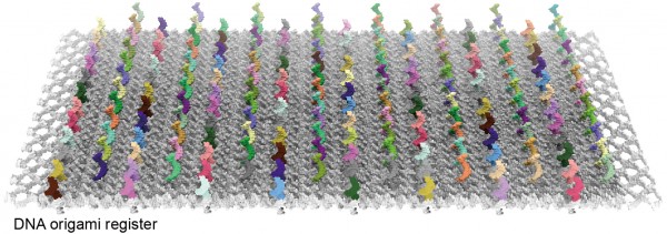 Fast, Rewritable Computing with DNA Origami Regist