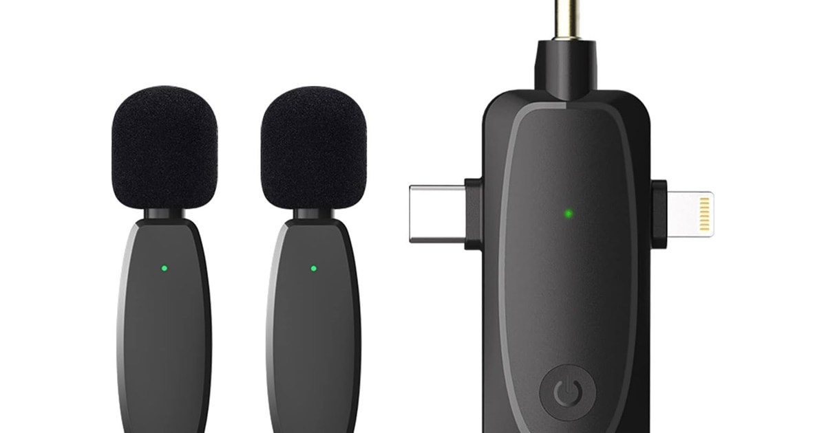 Up your video’s audio for  with this wireless mic kit deal