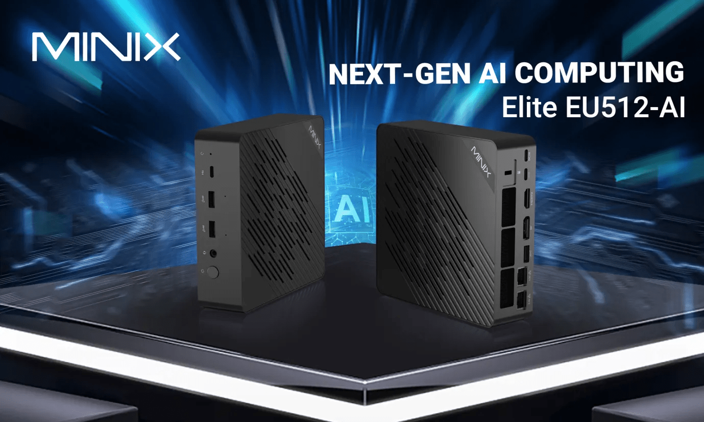 New Minix Elite EU512-AI/EU715-AI mini PCs provides high quality AI-powered computing within a incredibly small form factor