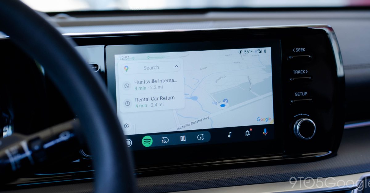 Google Maps also showing Waze reports on Android Auto