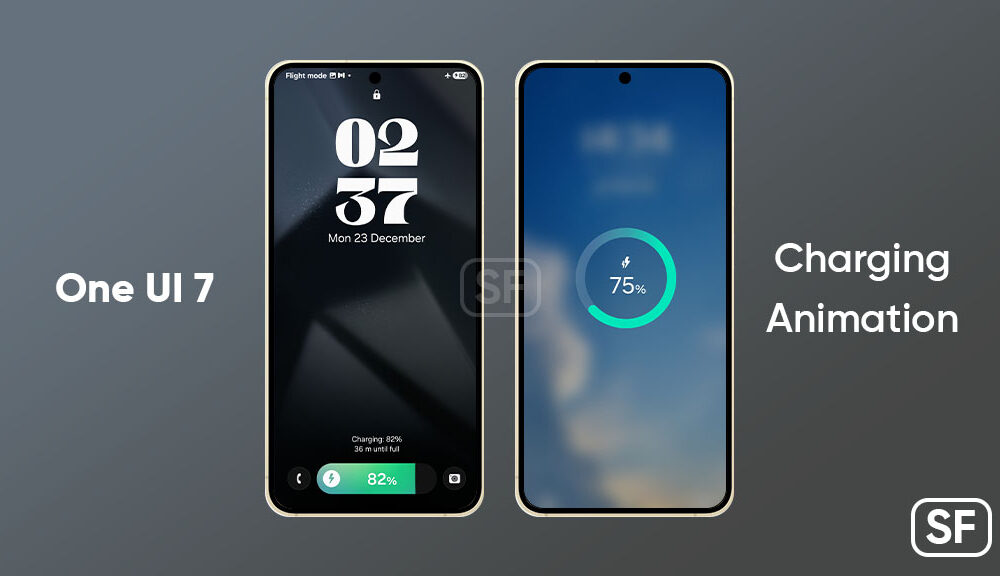 Charging Animation: What’s new in Samsung One UI 7