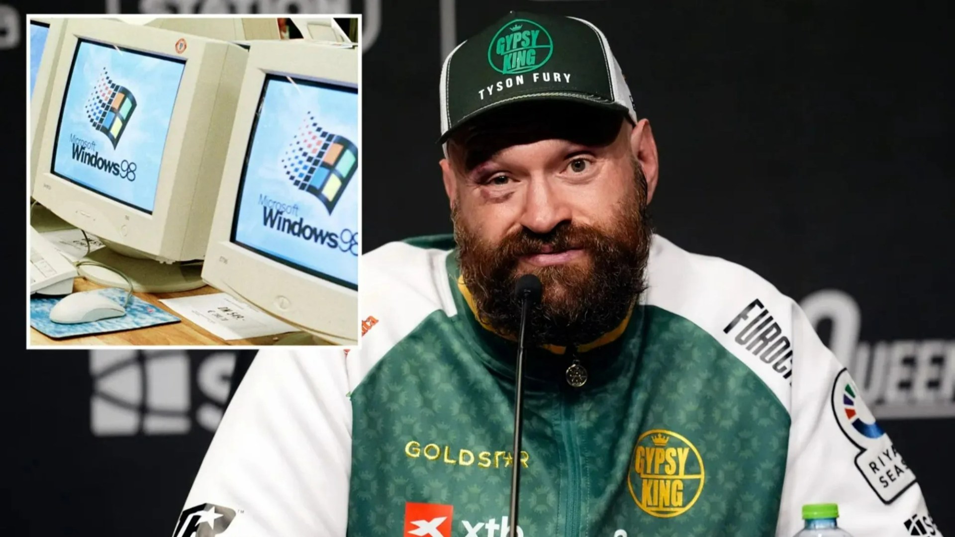 ‘F*** electric cars’, Tyson Fury blasts COMPUTERS in bizarre rant after being told how AI judge scored fight with Usyk