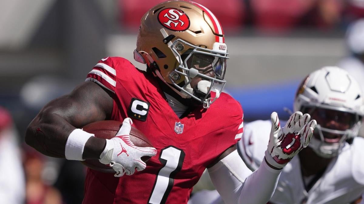 Rams vs. 49ers NFL props, Thursday Night Football picks, AI prediction, SGP: Deebo Samuel under 49.5 yards