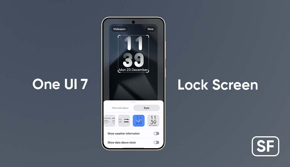 Top Lock Screen Clock Styles to Try in Samsung One UI 7