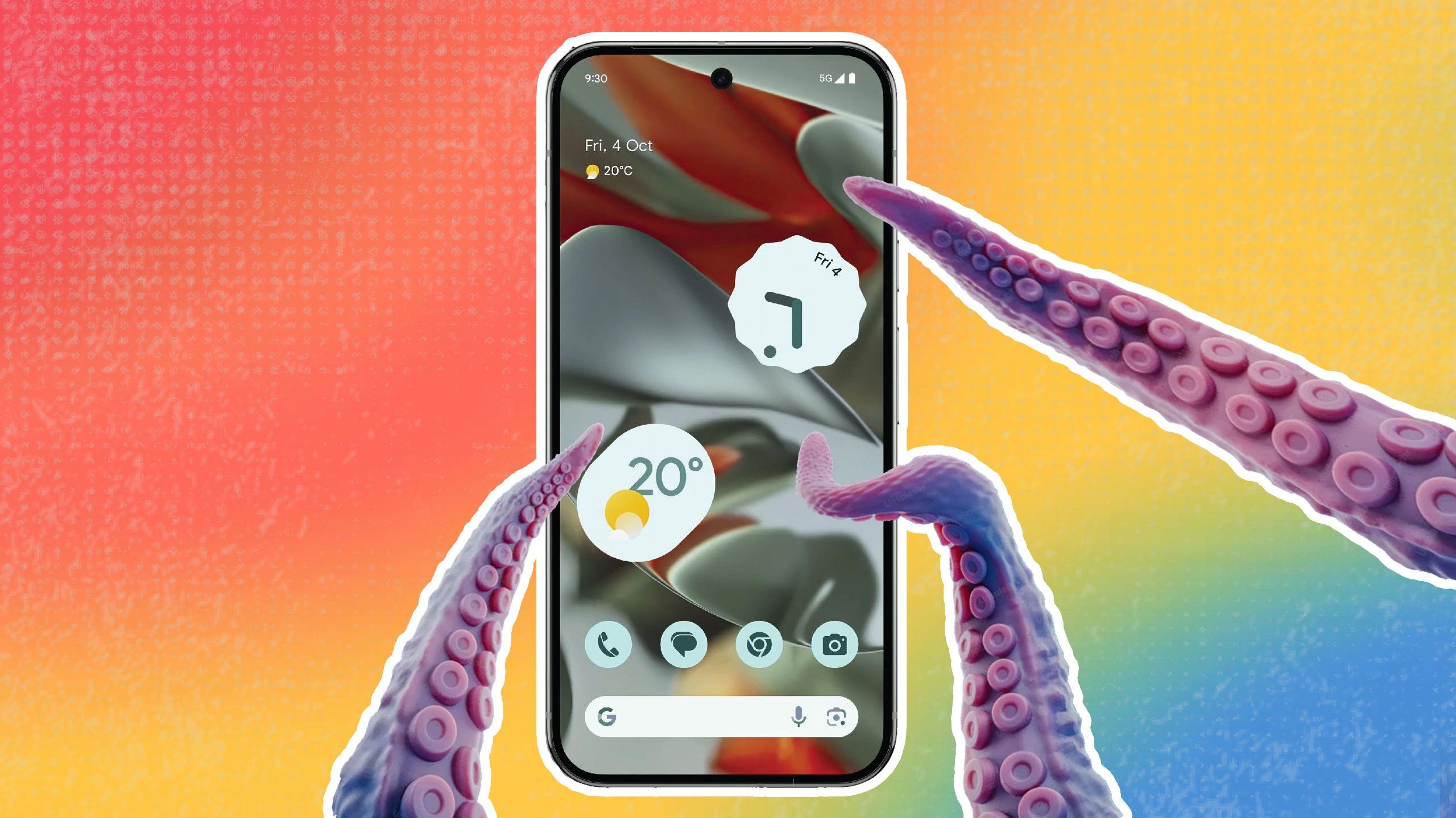 Android’s drag and drop was clearly designed for octopuses