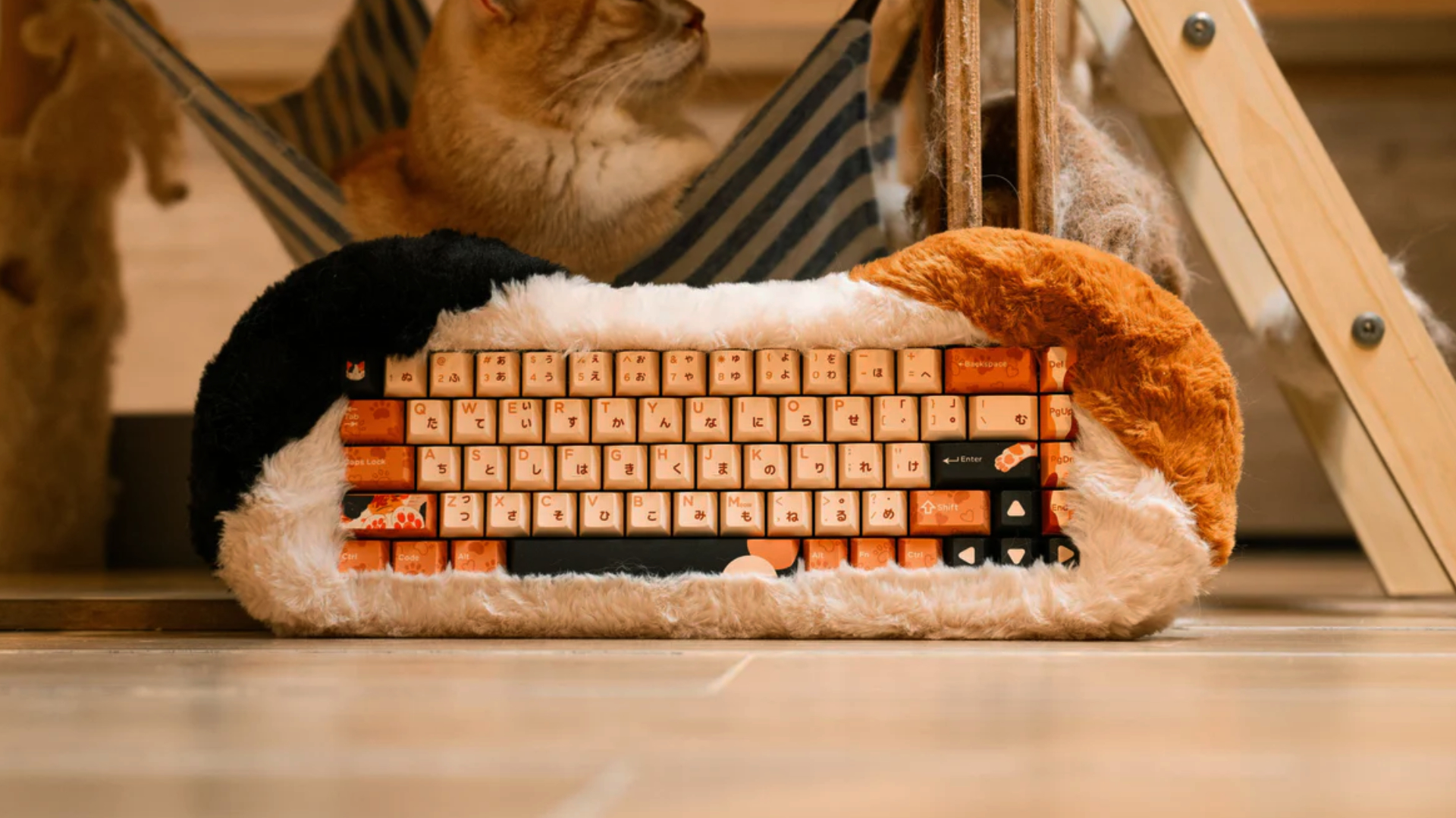 This cat-themed wireless gaming keyboard is a fluffy feline treat, costing 9