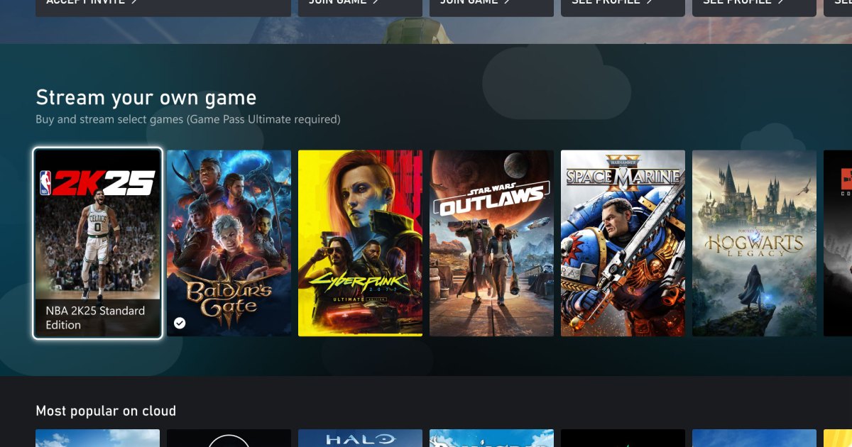 How to stream Xbox games with Game Pass Ultimate