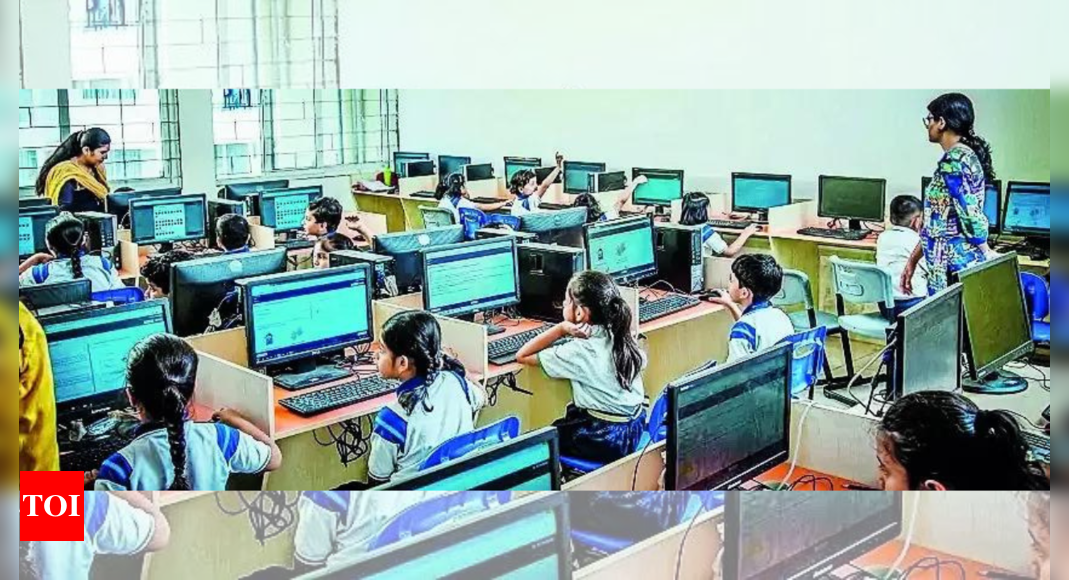 Digital divide: Working computers in just 57% of India’s schools, internet in 54% | India News